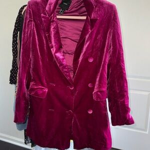 Forever 21 Velvet blazer dress